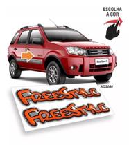 Adesivo Freestyle Ford Ecosport Ano 07/12 Resinado Par