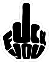 Adesivo Fuck You Para Carro Decoração Tuning