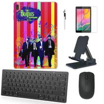 Adesivo Galaxy S7 FE Beatles 1 /Sup/Tecl/Mou/Can/Pel Preto