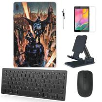 Adesivo Galaxy Tab S8 Plus SM-X806 Batman 1 /Sup/Tecl/Mou/Can/Pel Preto