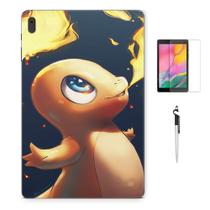 Adesivo Galaxy Tab S8 Plus SM-X806 Charmander Com Película e Caneta