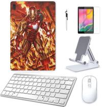 Adesivo Galaxy Tab S8 Plus SM-X806 Iron Man 2 /Sup/Tecl/Mou/Can/Pel Branco