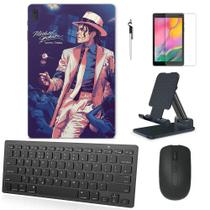 Adesivo Galaxy Tab S8 Plus SM-X806 Michael J /Sup/Tecl/Mou/Can/Pel Preto - Skin Zabom
