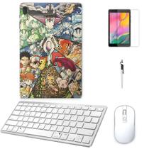 Adesivo Galaxy Tab S8 Plus SM-X806 Pokémon 3/Tecl/Mou/Can/Pel Branco