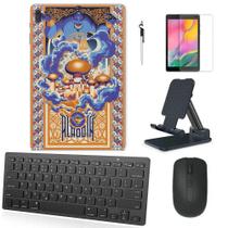 Adesivo Galaxy Tab S8 SM-X7068 Aladdin /Sup/Tecl/Mou/Can/Pel Preto - Skin Zabom