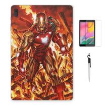 Adesivo Galaxy Tab S8 SM-X7068 Homem de Ferro 1 Com Película e Caneta