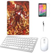 Adesivo Galaxy Tab S8 Sm-X7068 Homem Ferro1/Tecl/Mou/Can/Pel