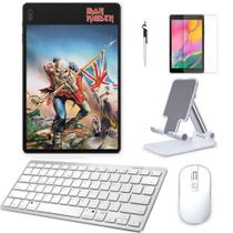 Adesivo Galaxy Tab S8 SM-X7068 Iron Maiden/Sup/Tecl/Mou/Can/Pel Branco
