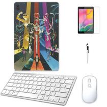 Adesivo Galaxy Tab S8 SM-X7068 Power Rangers /Tecl/Mou/Can/Pel Branco