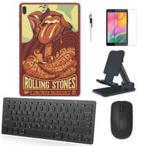 Adesivo Galaxy Tab S8 SM-X7068 Rolling Ston/Sup/Tecl/Mou/Can/Pel Preto