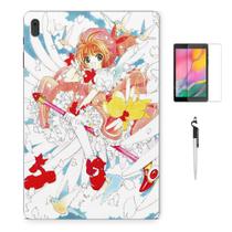 Adesivo Galaxy Tab S8 SM-X7068 Sakura Card Com Película e Caneta