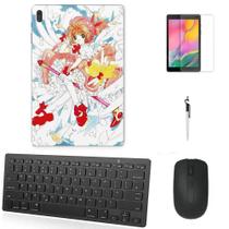 Adesivo Galaxy Tab S8 Sm-X7068 Sakura Card /Tecl/Mou/Can/Pel