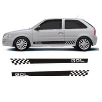 Adesivo Gol G3 G4 Bolinha 2 Portas Wg1 Faixa Lateral Fita