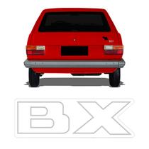 Adesivo Gol Quadrado Bx 1980/1986 Emblema Prata Volkswagen Adesivo Gol Quadrado Bx 1980/1986 Emblema Prata Volkswagen