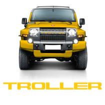 Adesivo Grade Troller T4 2015/2021 Emblema Frontal Amarelo
