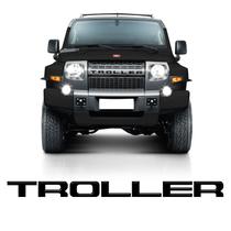 Adesivo Grade Troller T4 2015/2021 Emblema Frontal Preto Adesivo Grade Troller T4 2015/2021 Emblema Frontal Preto