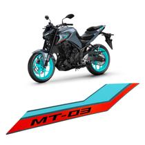 Adesivo Grafico Aba Tanque Lateral Esquerdo Cinza Mt03 Yamaha Original 2023 2024 Adesivo Grafico Aba Tanque Lateral Esquerdo Cinza Mt03 Yamaha Original 2023 2024
