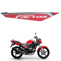 Adesivo Gráfico Tampa Lateral Direito Ybr Factor 150 Vermelho 2024 Original Yamaha