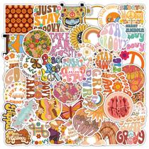 Adesivo Groovy Hippies Anime Vinyl Cartoon 50 unidades para W Adesivo Groovy Hippies Anime Vinyl Cartoon 50 unidades para W