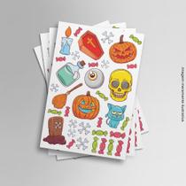 Adesivo Halloween Doces