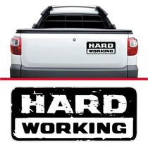 Adesivo Hard Working Strada