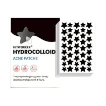 Adesivo Hidrocolóide Ultrafino Respirável Black Star Para Acne 200 400 Unidades Cobertura Facial