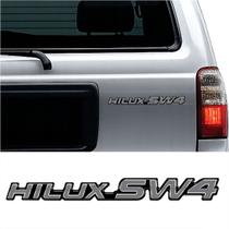 Adesivo Hilux SW4 Resinado 3D Emblema Decorativo TRASEIRA