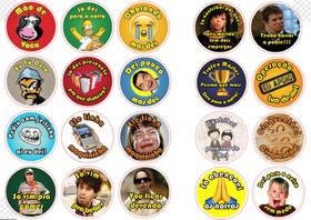 Adesivo Hora da gravata 100 unidades prontas para colar