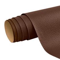 Adesivo Imita Couro Envelopar Parede Moveis Marrom 50x137