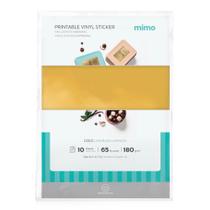 Adesivo Imprimivel Dourado Jateado à Prova DAgua - Mimo - A4 10fls 180gr Adesivo Imprimivel Dourado Jateado à Prova DAgua - Mimo - A4 10fls 180gr