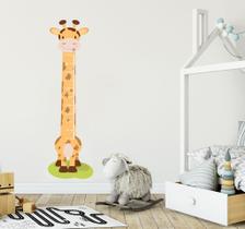 Adesivo Infantil Regua de Altura Girafa Feliz