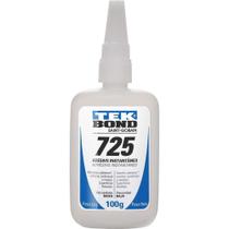 Adesivo Instantâneo, a Base de Cianoacrilato, uso Geral, Transparente, 100 g, Colagem Extraforte, 725 Tekbond OstenVonder Adesivo Instantâneo, a Base de Cianoacrilato, uso Geral, Transparente, 100 g, Colagem Extraforte, 725 Tekbond OstenVonder