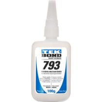 Adesivo Instantâneo Cianoacrilato Industrial 793 100 G Tekbond Multiuso Cura Rápida Adesivo Instantâneo Cianoacrilato Industrial 793 100 G Tekbond Multiuso Cura Rápida
