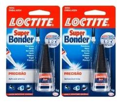 Adesivo Instantâneo Loctite Super Bonder Precisão 5G - 2 Unidades Adesivo Instantâneo Loctite Super Bonder Precisão 5G - 2 Unidades