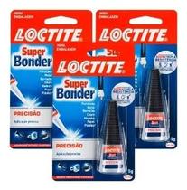 Adesivo Instantâneo Loctite Super Bonder Precisão 5G - 3 undidades Adesivo Instantâneo Loctite Super Bonder Precisão 5G - 3 undidades