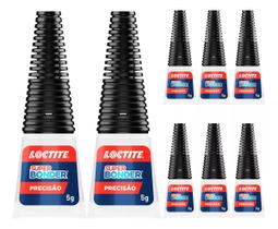 Adesivo Instantâneo Loctite Super Bonder Precisão 5G - 8 unidades Adesivo Instantâneo Loctite Super Bonder Precisão 5G - 8 unidades