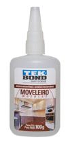 Adesivo Instantâneo Moveleiro 100g Ideal para colagem de MDF, Compensados, Madeira em Geral, Metais e Borracha Adesivo Instantâneo Moveleiro 100g Ideal para colagem de MDF, Compensados, Madeira em Geral, Metais e Borracha