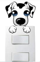 Adesivo Interruptor Dálmata Baby - Vinil Superfícies Lisas