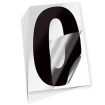 Adesivo iSYFIX Número 0 Preto em Vinil 25 cm - Pacote com 6 Adesivo iSYFIX Número 0 Preto em Vinil 25 cm - Pacote com 6