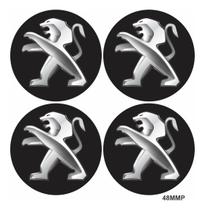 Adesivo Jogo 4 Emblema Logo Roda Peugeot Preto 58mm Adesivo Jogo 4 Emblema Logo Roda Peugeot Preto 58mm