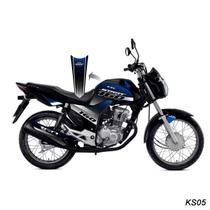 Adesivo Kit Personalizado Azul e Preto CG 160 Start 16-22