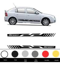 Adesivo Lateral Carro Compatível Astra Chevrolet Em Vinil