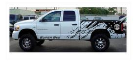 Adesivo Lateral Compatível Dodge Ram 2500 Super Bee 003