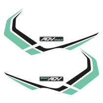 Adesivo Lateral Compatível X-adv 150 2019 a 2021 Laminado - Protetor Tank Pad Adesivo Lateral Compatível X-adv 150 2019 a 2021 Laminado - Protetor Tank Pad