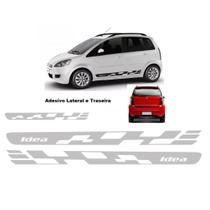 Adesivo Lateral Fiat Idea Fg1 E Traseira Kit Faixa Fita