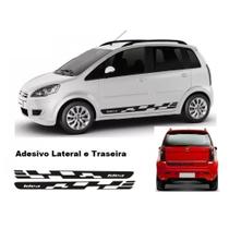 Adesivo Lateral Fiat Idea Fg1 E Traseira Kit Faixa Fita