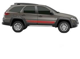Adesivo Lateral Palio Weekend Ad1 Adventure Locker Faixa