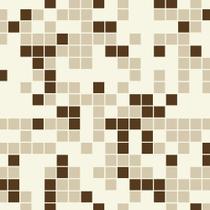 Adesivo Lavável Azulejo Pastilhas Em Tons De Bege Para Cozinha - Papel e Parede