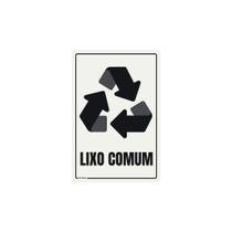 Adesivo Lixo Comum 20x15 cm