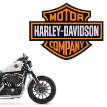 Adesivo Logo Harley Davidson Resinado Moto Carro